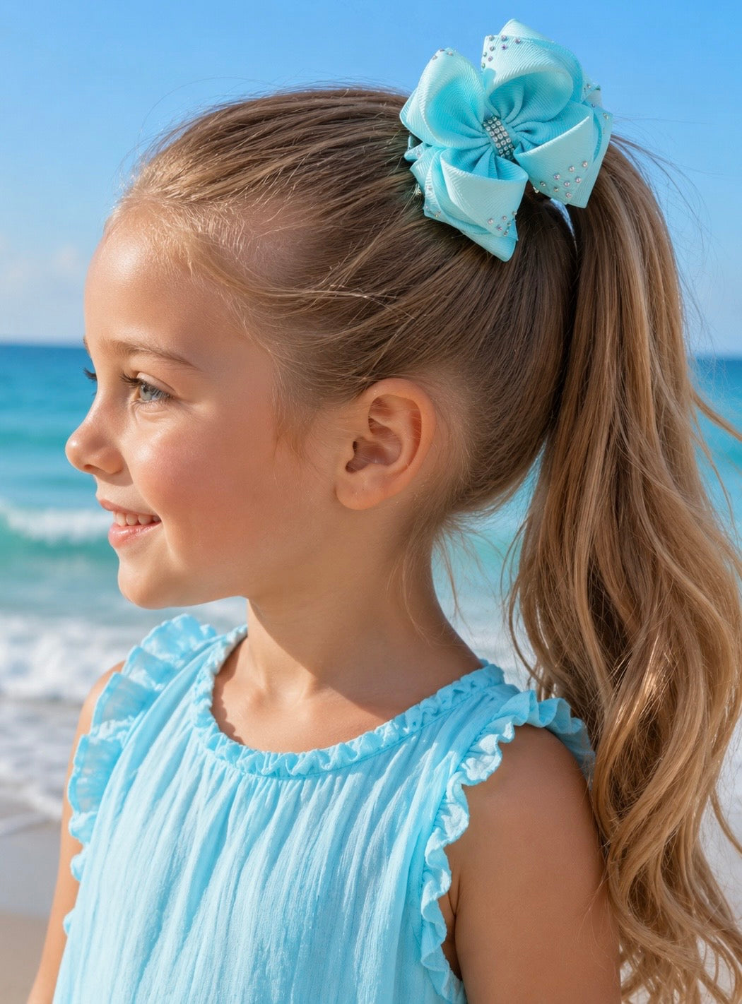 Crystal Bow β Sky Blue
