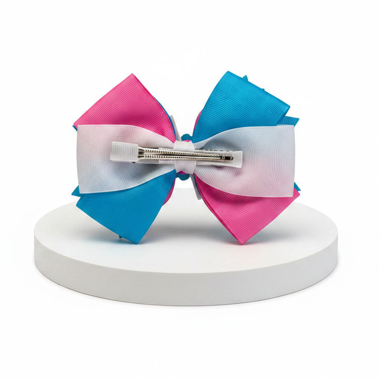 Mermaid bow back - white pedestal