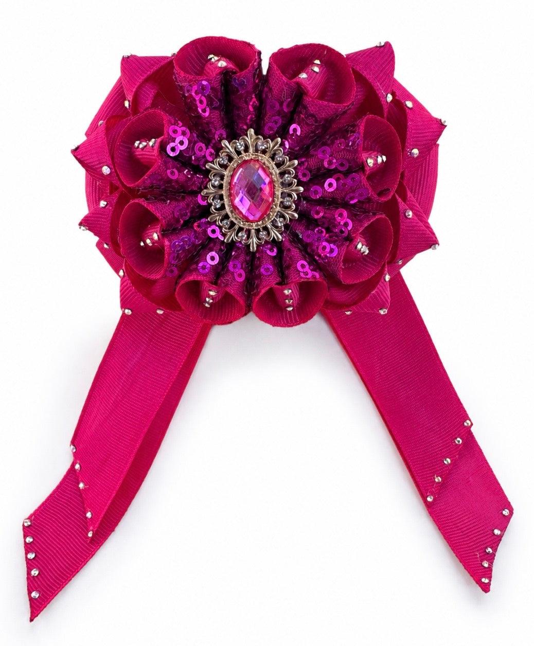 ❤️ Ruby Sparkle Princess Bow