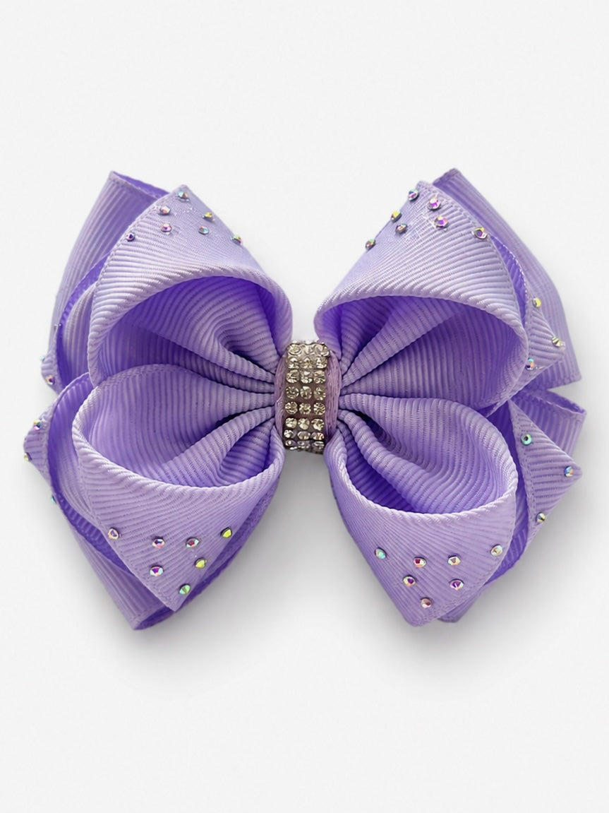 Crystal Bow – Lavender Sparkle