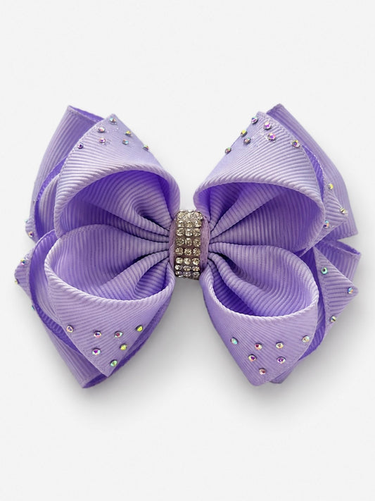 Crystal Bow – Lavender Sparkle