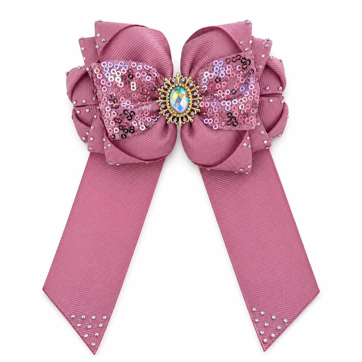 Rose Princess Jewel Bow