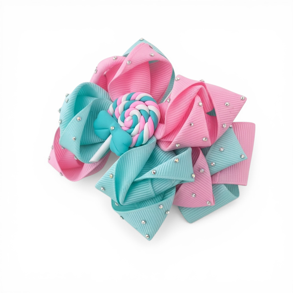 Cotton Candy Beach Paletita Bow