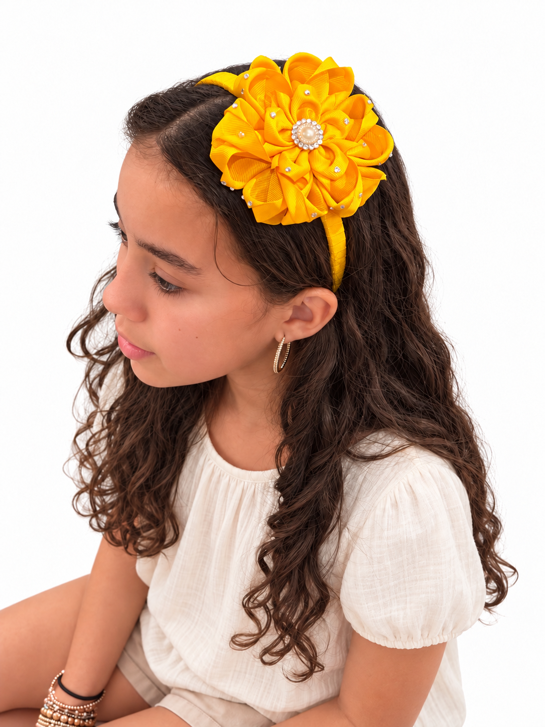 Rose Bloom Statement Headband