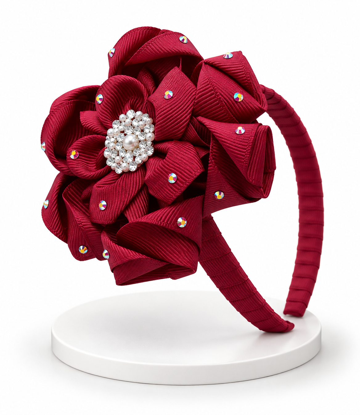 Rose Bloom Statement Headband