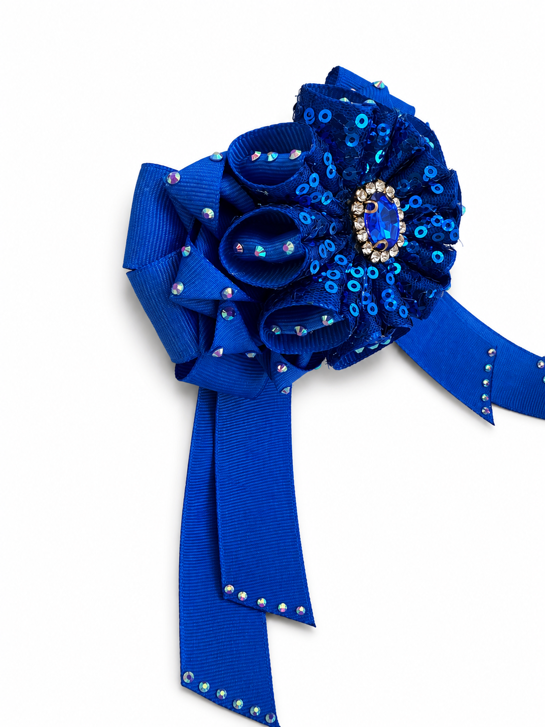 💙 Sapphire Sparkle Princess Bow