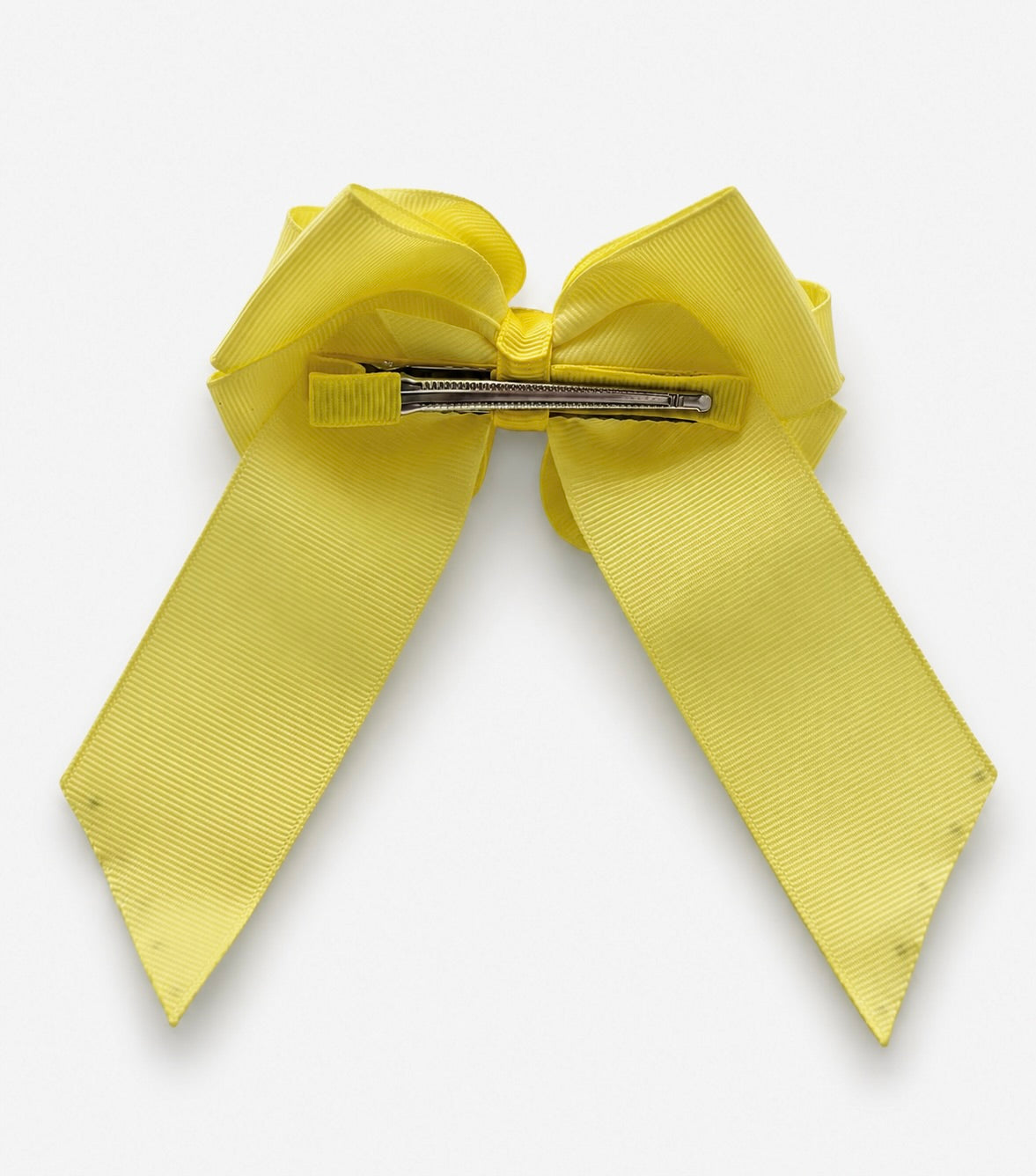 Jewel Tail Bow – Pastel Yellow