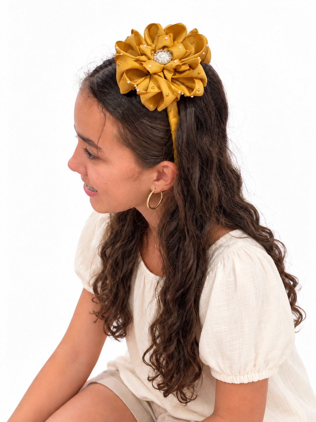 Rose Bloom Statement Headband