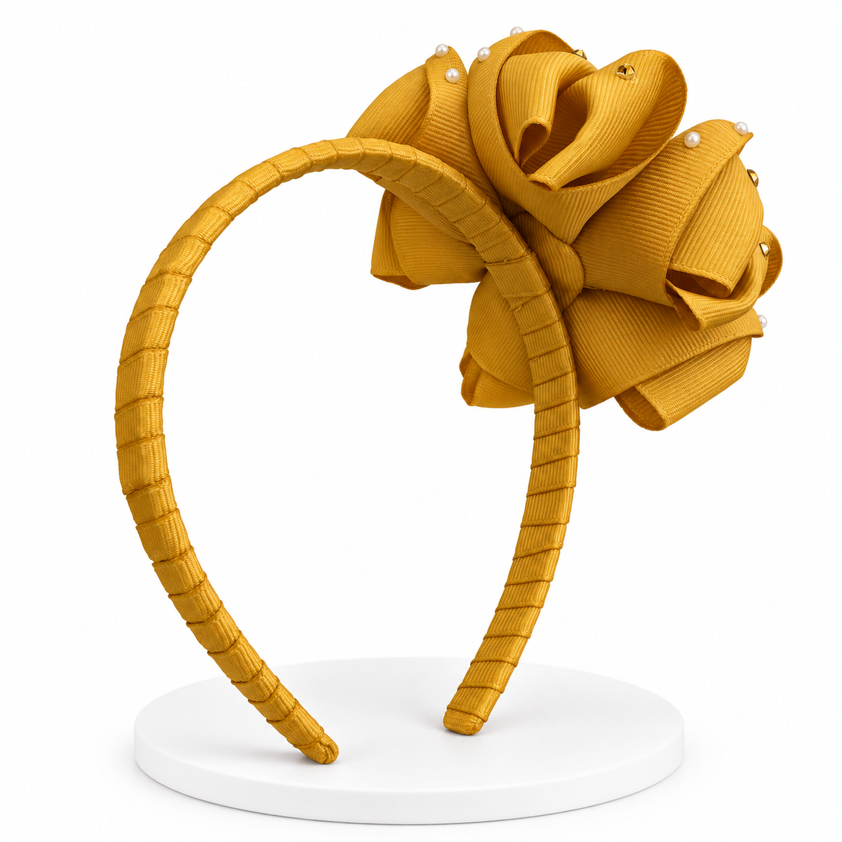 Rose Bloom Statement Headband