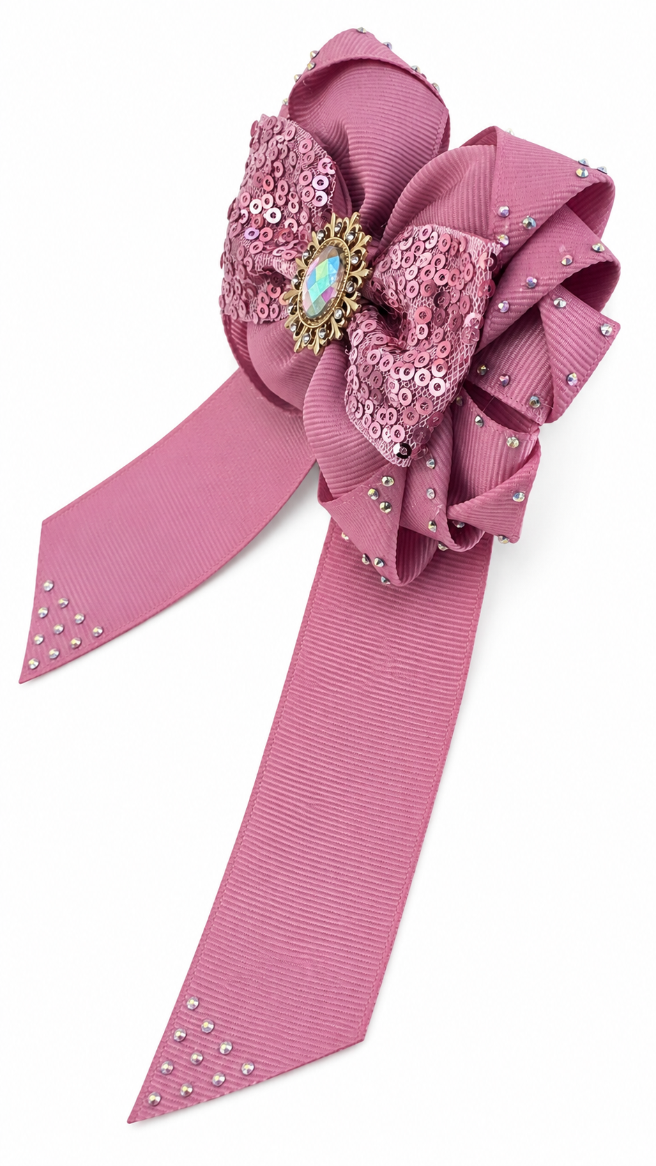 Rose Princess Jewel Bow