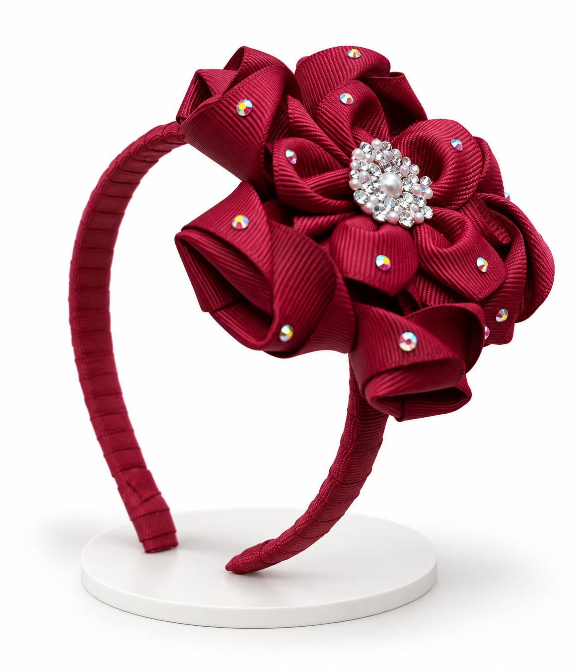 Rose Bloom Statement Headband