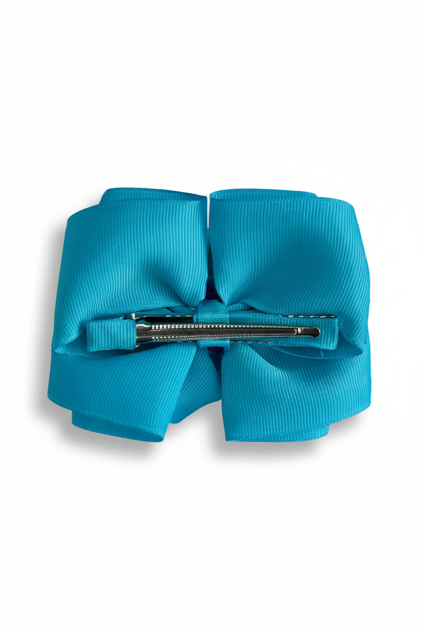 Aqua Candy Swirl Paletita Bow