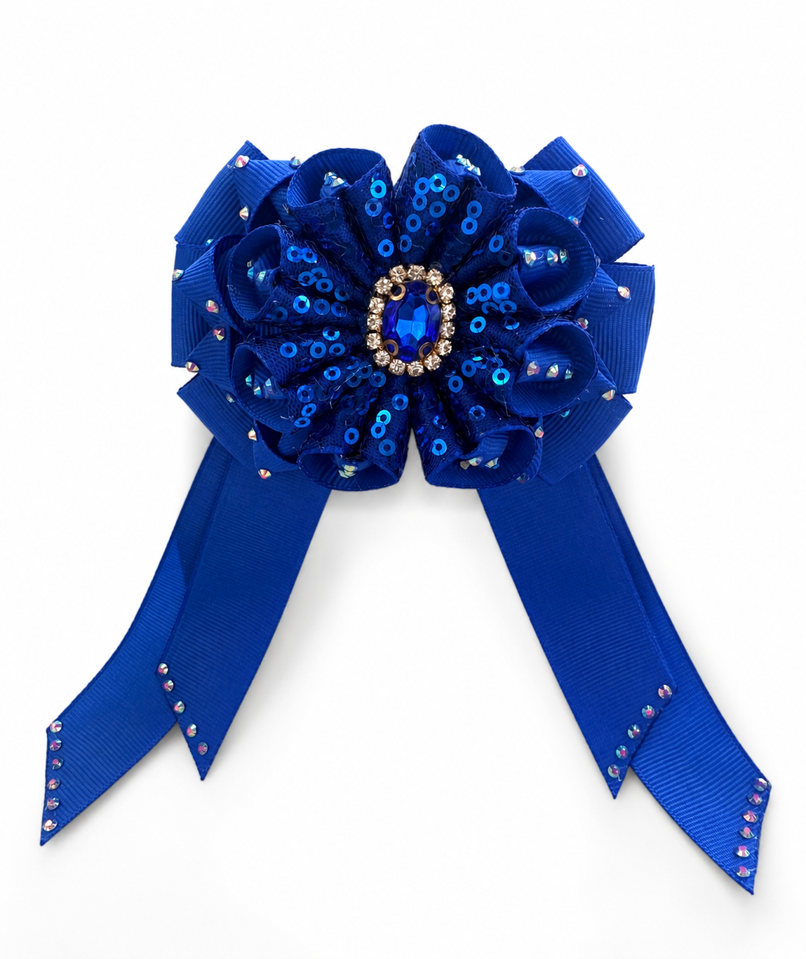 💙 Sapphire Sparkle Princess Bow