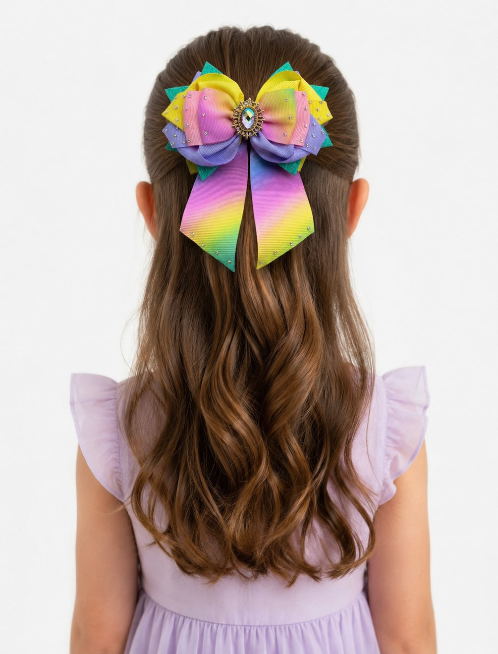 Rainbow Tail Bow