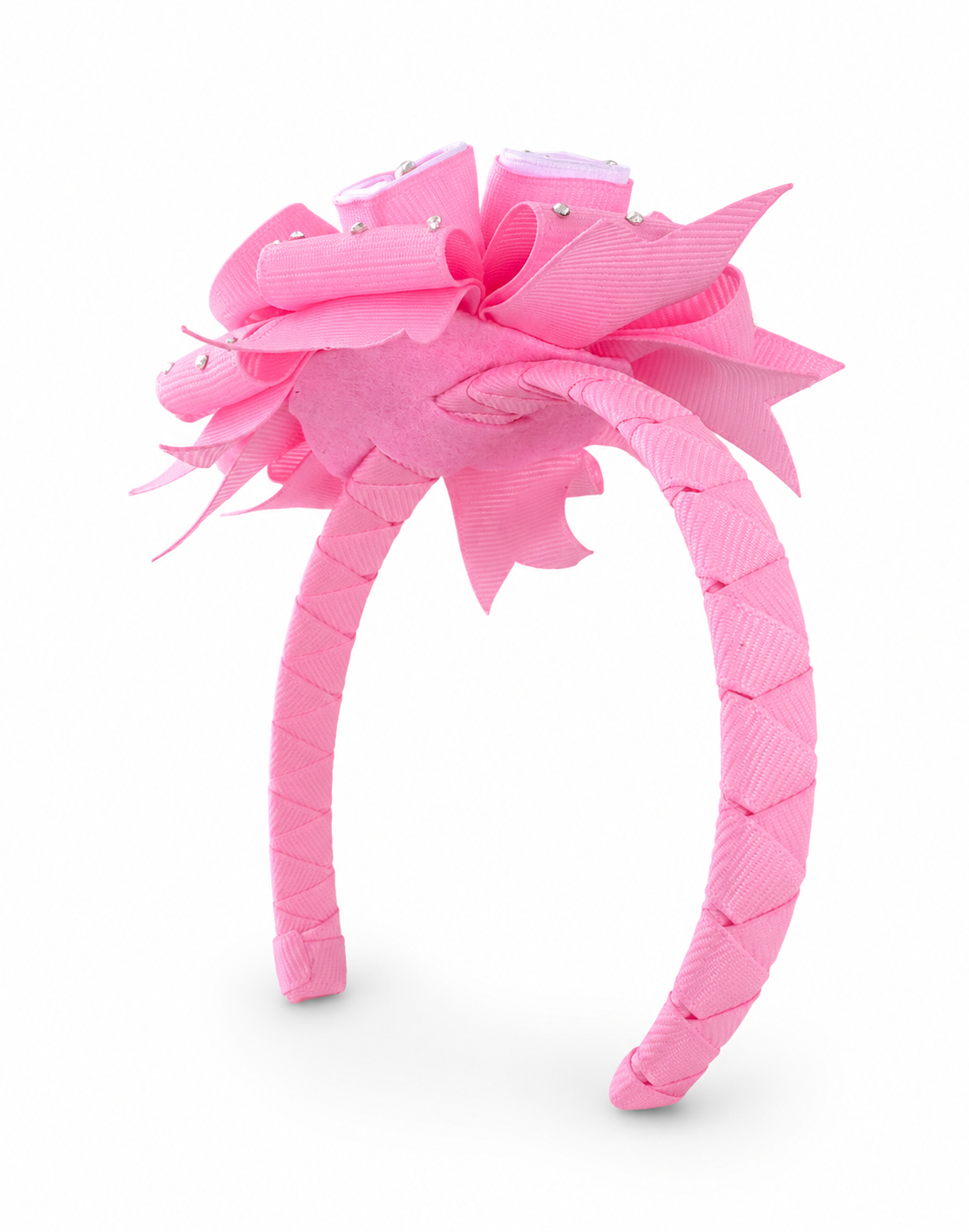 Pink Pearl Blossom Headband