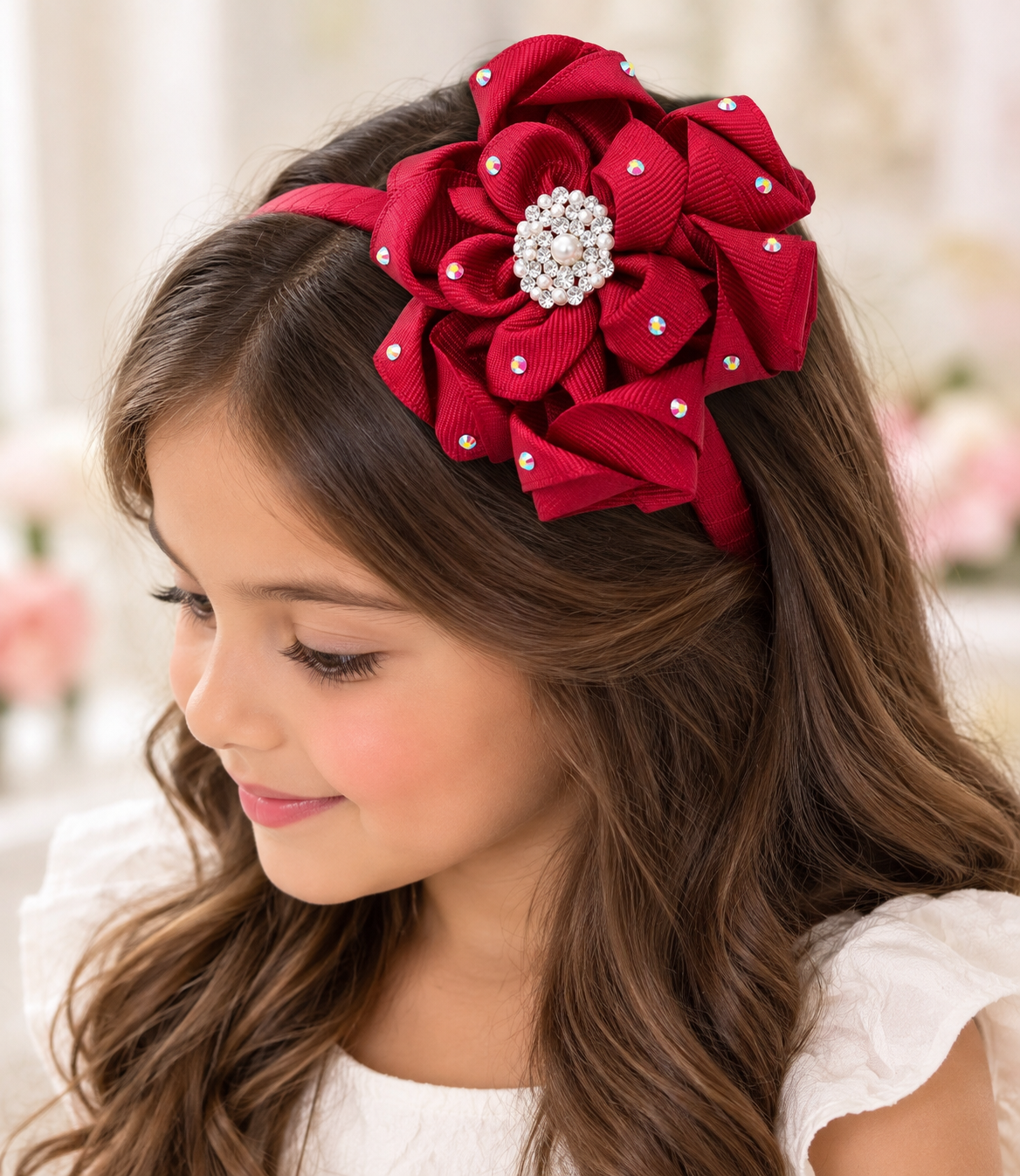 Rose Bloom Statement Headband