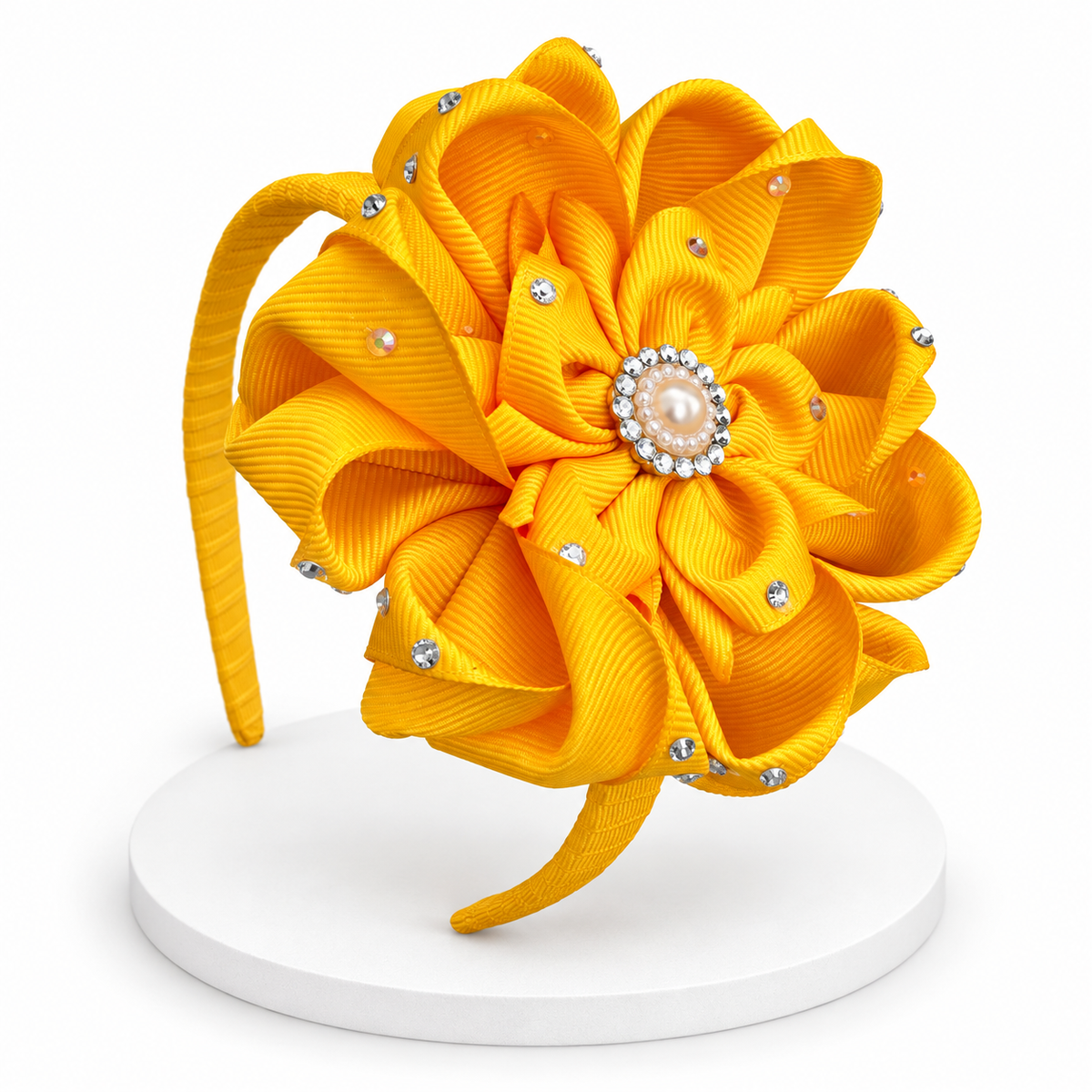 Rose Bloom Statement Headband