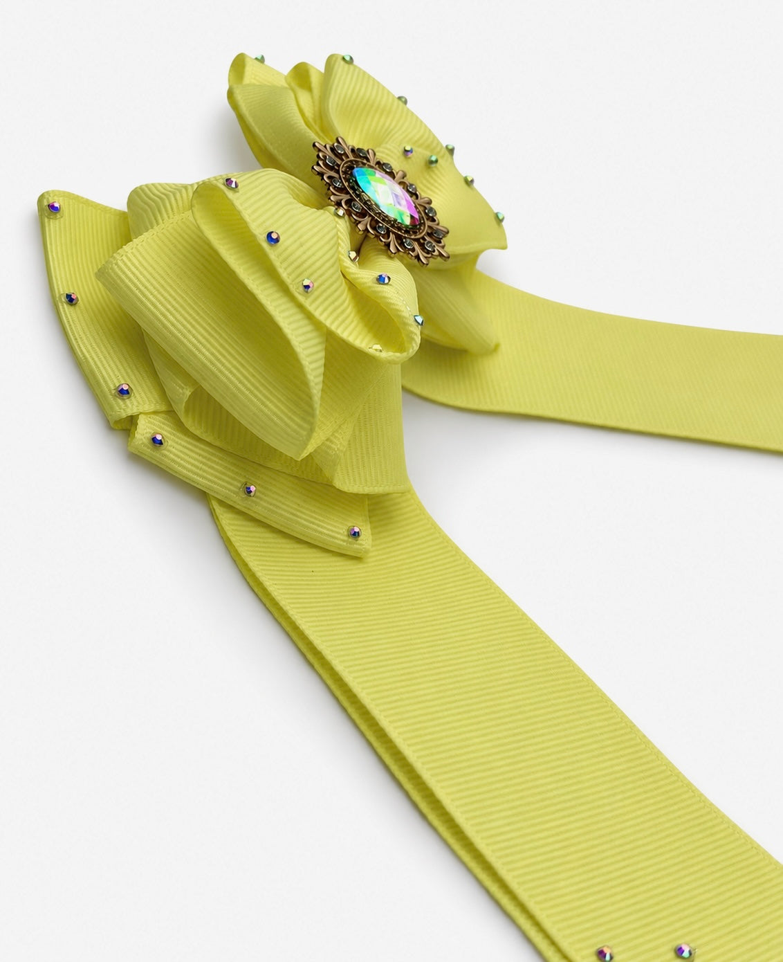 Jewel Tail Bow – Sunshine Yellow