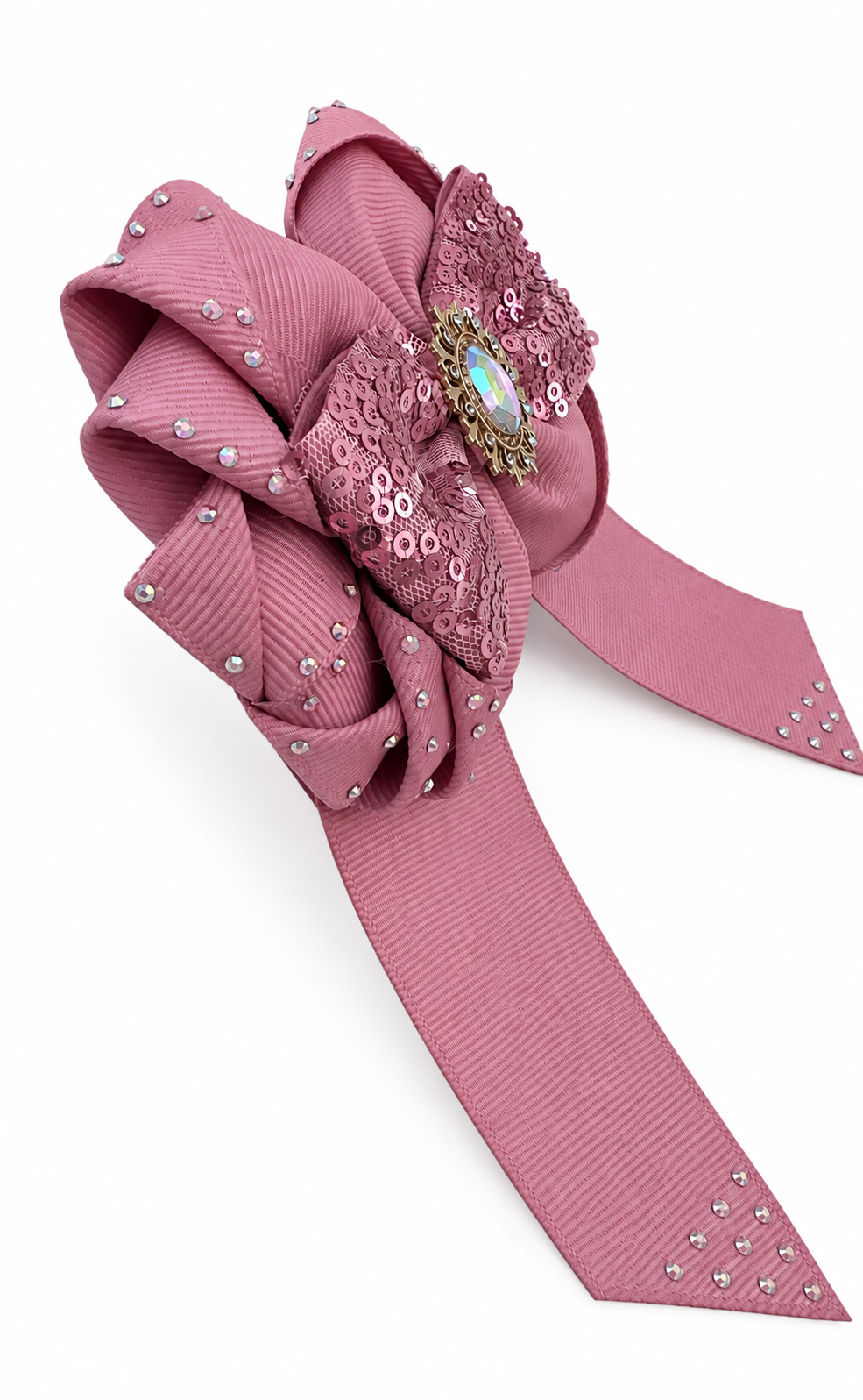 Rose Princess Jewel Bow