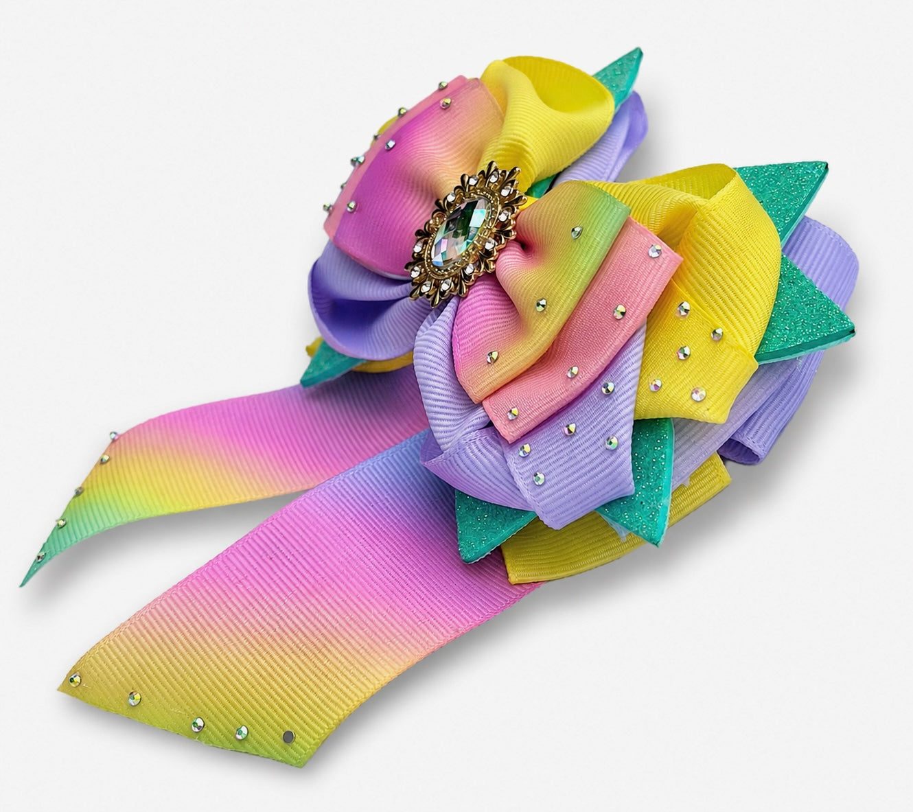 Rainbow Tail Bow