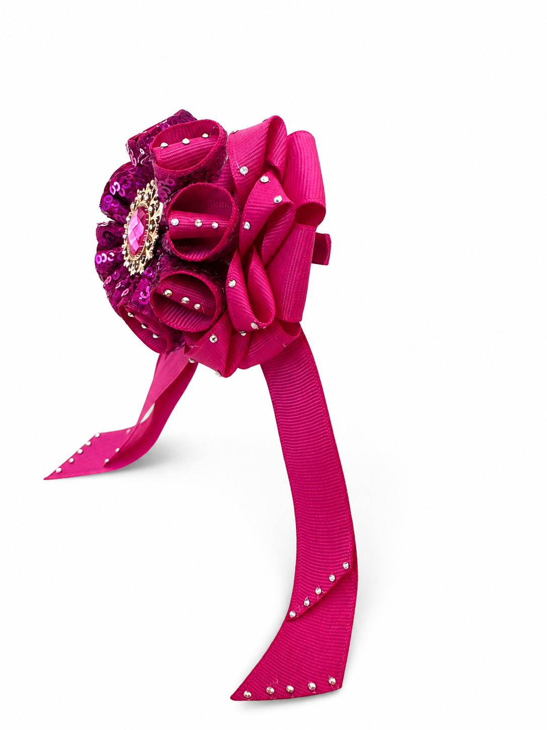❤️ Ruby Sparkle Princess Bow