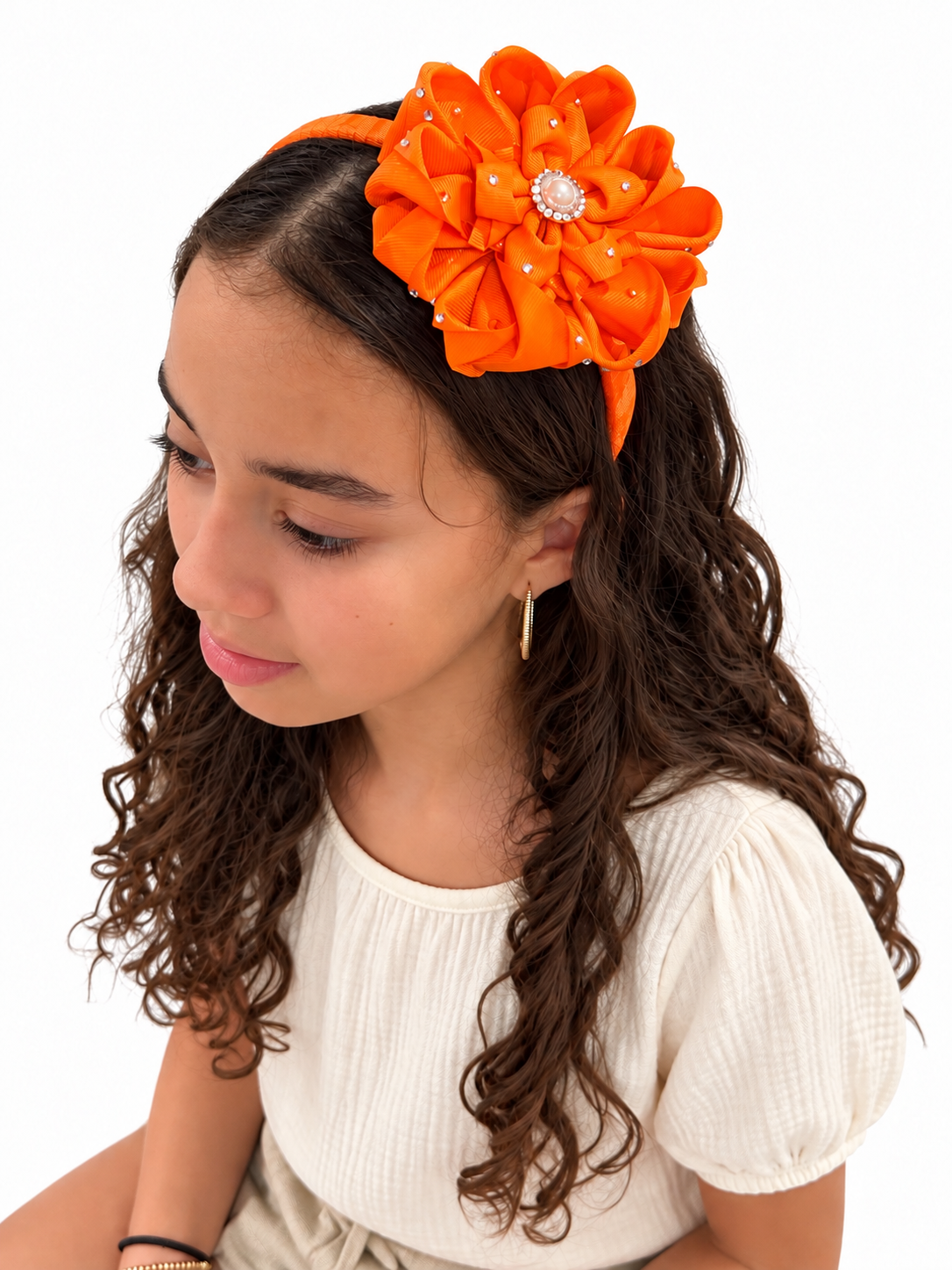Rose Bloom Statement Headband