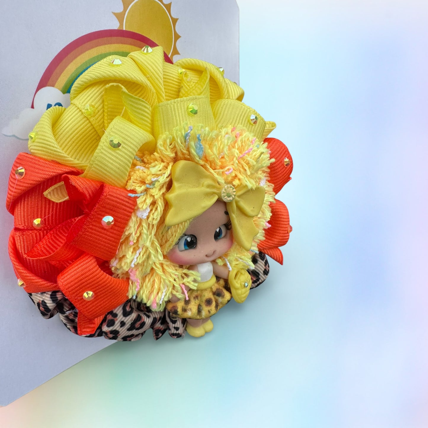 Sunshine Chick Señorita Doll Bow