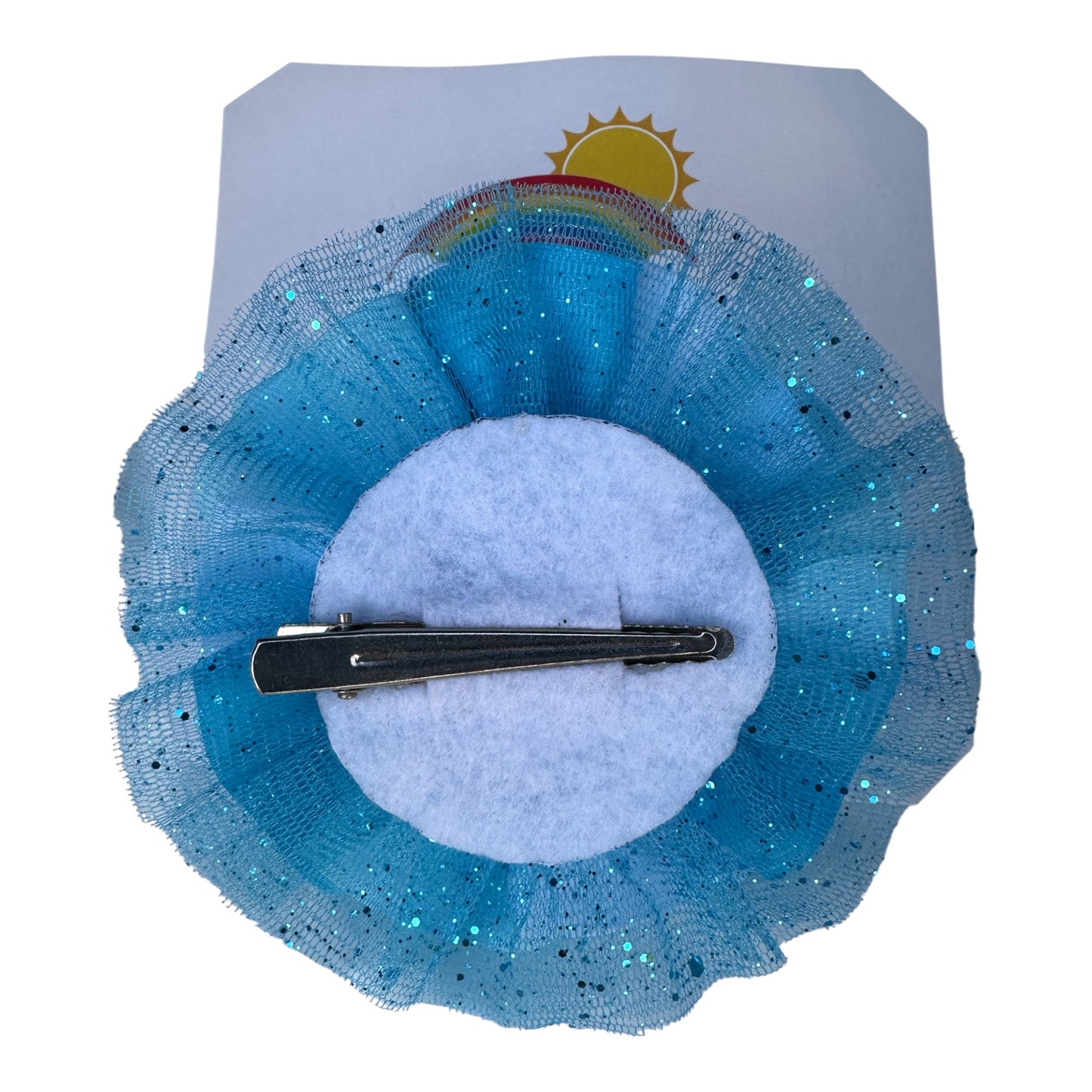 Azul Cielo Little Doll Bow