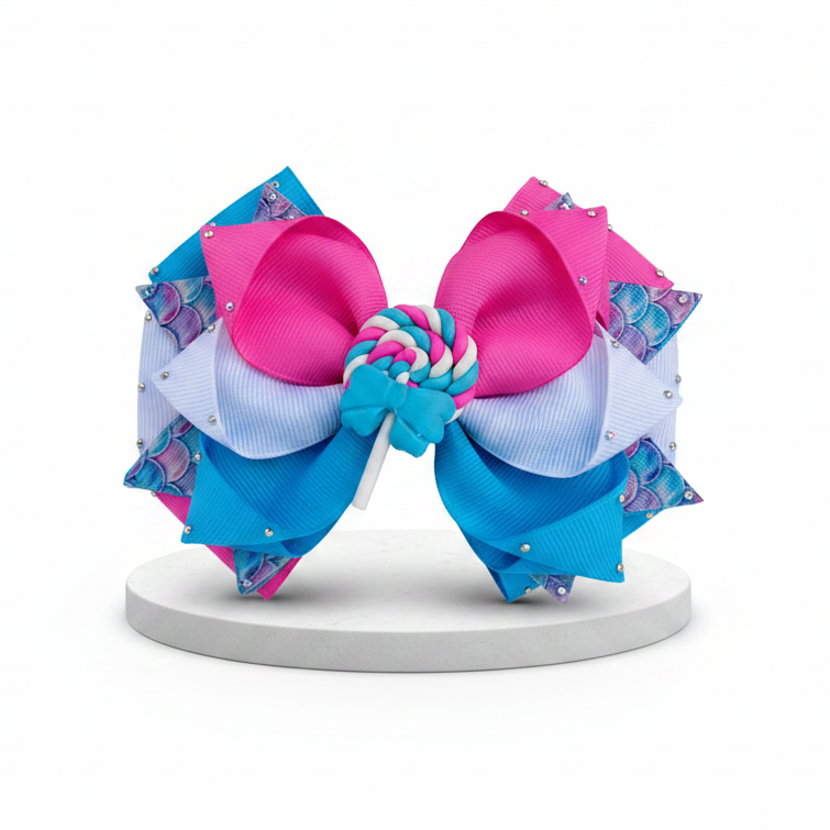 Mermaid bow front - white pedestal
